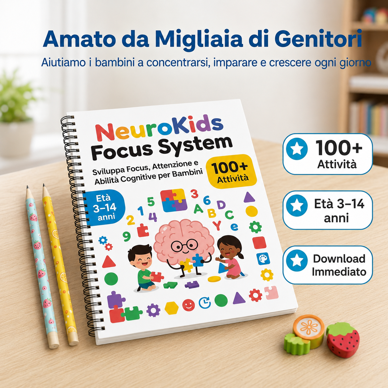 MenteViva™ +100 Attività per i tuoi figli