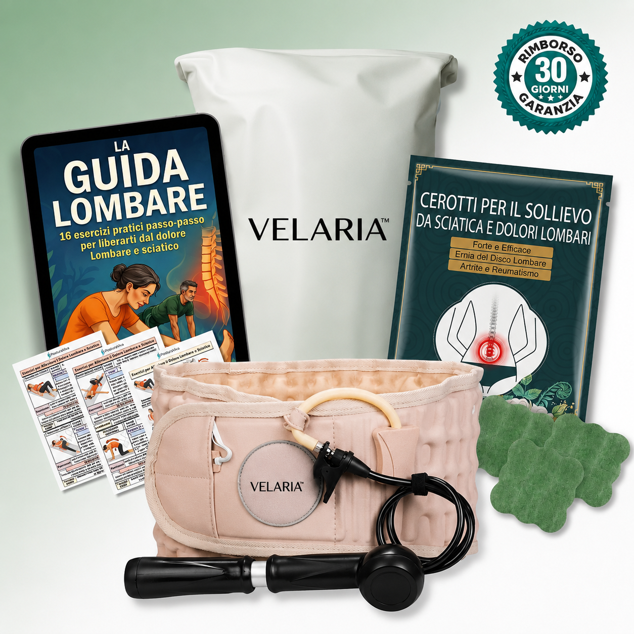 Cintura Lombare 2-in-1 ErgoCompress™ Decompressione & Sollievo dal Dolore Prezzo di listino