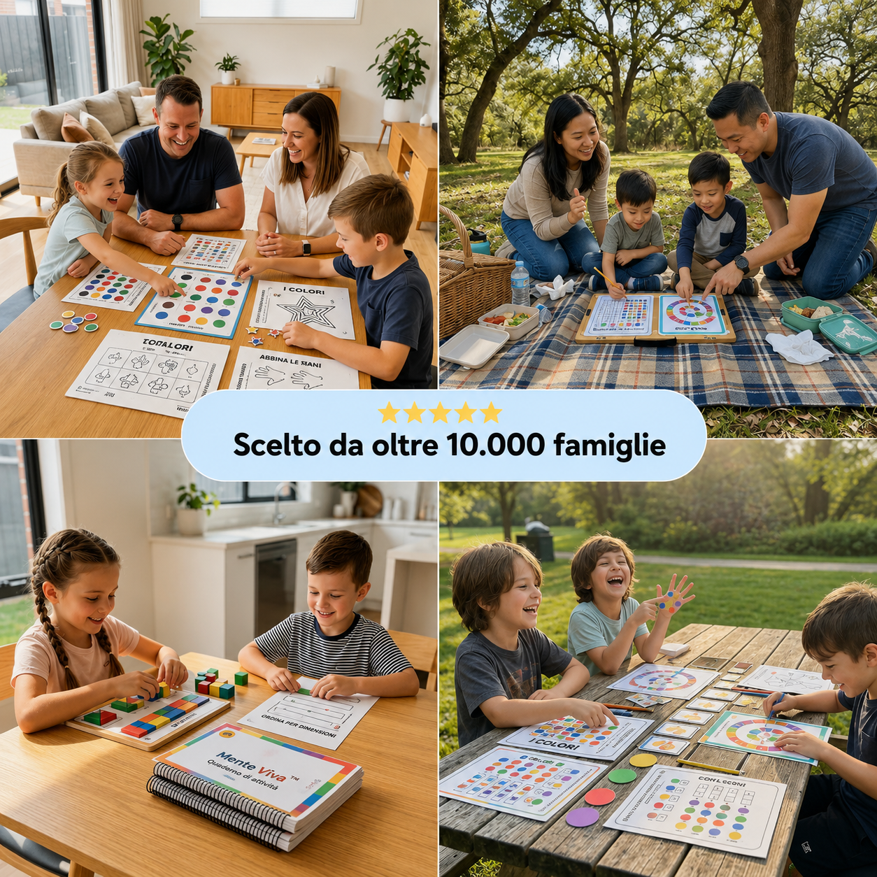 MenteViva™ +100 Attività per i tuoi figli