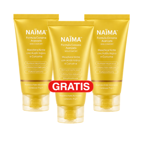 Naima™ Maschera Koreana Collagene e Curcuma