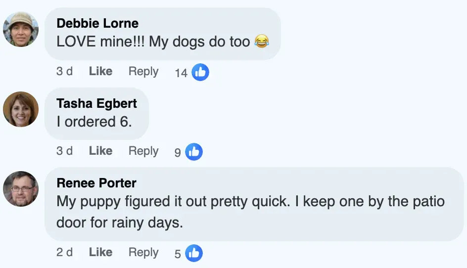 Customer comments